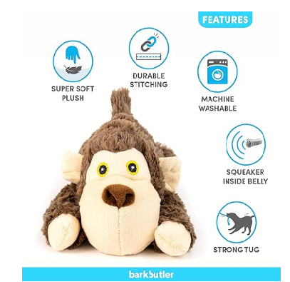 Brown Plush Dog Toy