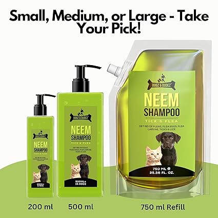 Dogz & Dudez Natural Neem Anti Tick and Flea Dog Shampoo