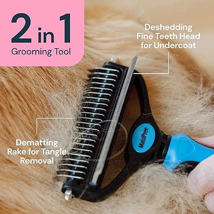 MalsiPree Pet Grooming Brush for Dogs