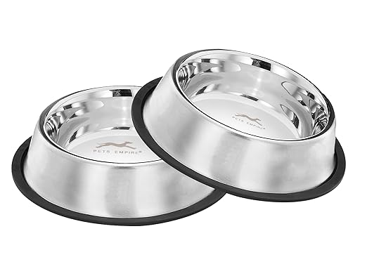 Pets Empire Stainless Steel Dog Bowl