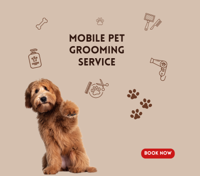 Mobile pet grooming service